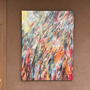 Crimson Grass by Khrystyna Kozyuk 