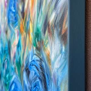 Seven Blue Roses by Khrystyna Kozyuk 