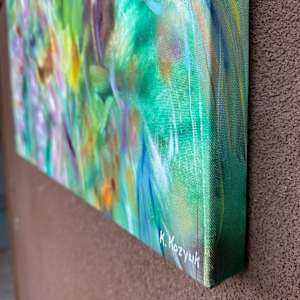 Emerald Flowers I by Khrystyna Kozyuk 