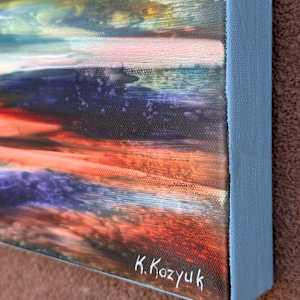 Sunset Ocean Abstract II by Khrystyna Kozyuk, Image 8.