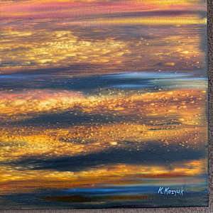 Sunset Beach by Khrystyna Kozyuk 