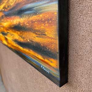 Sunset Beach by Khrystyna Kozyuk 