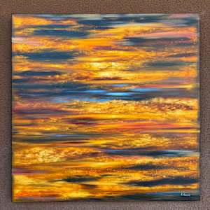 Sunset Beach by Khrystyna Kozyuk 