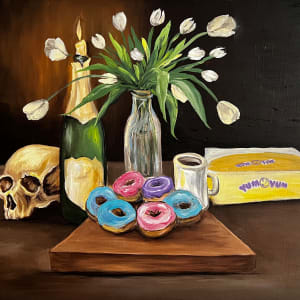 Vanitas with Donuts by Mitt Seely
