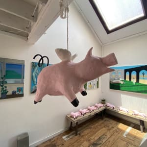 Topanga's Original Flying Pig by Chris Budzin