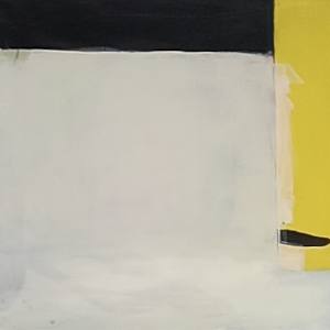untitled yellow and black by Denise Pfau Demby