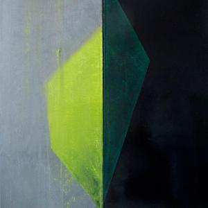 Green Split ( Diamond) by Maria Mimma Scarpini