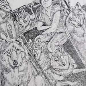 Prince with Wolves in the Minivan by Jeannie N. Hua