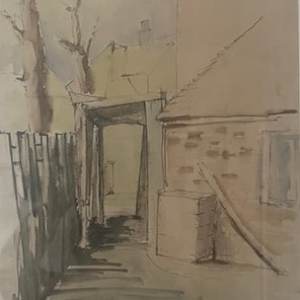 *Untitled - Politec - fence and house by John Fraser