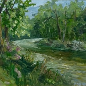 Morning Along the Cowpasture  River by Jennifer M Constine