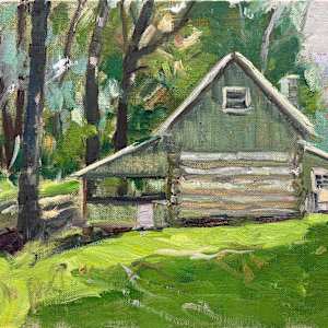 Cabin at Nans Camp by Jinx Constine