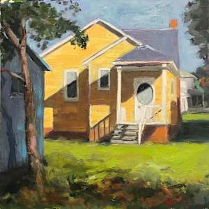 Yellow House Across the Alley by Jinx Constine
