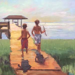 Boys on the Pier by Jinx Constine