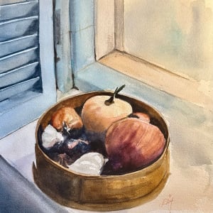 Onions and Garlics by Elif Ozkaya