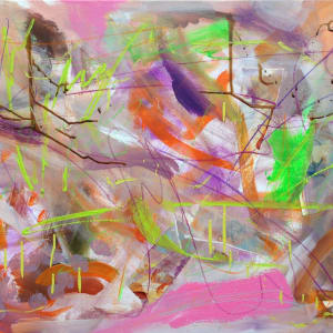 Walking round the orchard by Heather Rachel Johnston