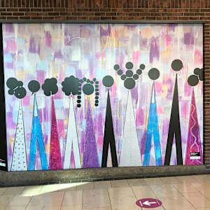 We The People by Dana Powell Smith/Georgettes Granddaughter  Image: Vynil Mural at Circle Centre Mall
