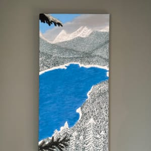 Canadian Mountain Lake by Krista Joan Green 