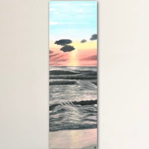 Ocean Sunset by Krista Joan Green 