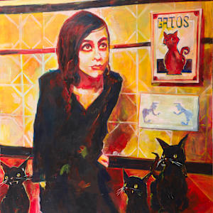 Madrileña con Gatos by Isis A//fourtoeight