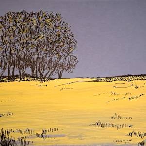 Prairie near Markerville AB #3 by Marlena Wyman