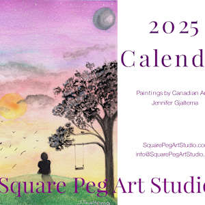 2025 Artist's Wall Calendar by Jennifer Gjaltema