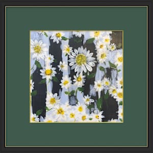 Daisy Fence - Giclée Print by Jennifer Gjaltema 