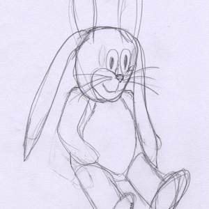 Sketches by Jennifer Gjaltema  Image: Easter Nightmare     9in x 12in