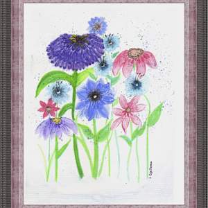 Flowers Weighted by Jennifer Gjaltema 
