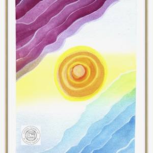Gradient Sun by Jennifer Gjaltema 