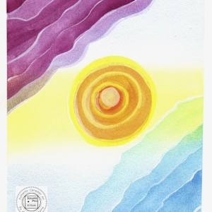 Gradient Sun by Jennifer Gjaltema