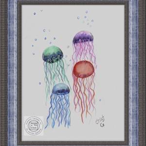 Jellies In Light by Jennifer Gjaltema 