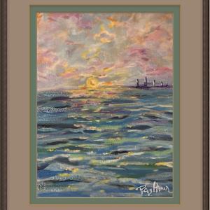 Leaving The Harbour by Jennifer Gjaltema 