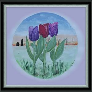 Lonely Tulips by Jennifer Gjaltema 