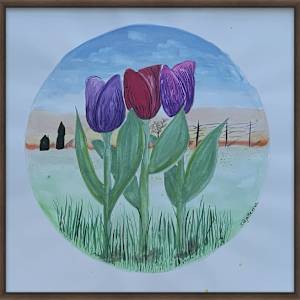 Lonely Tulips by Jennifer Gjaltema 