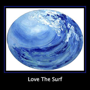 Love The Surf by Jennifer Gjaltema 
