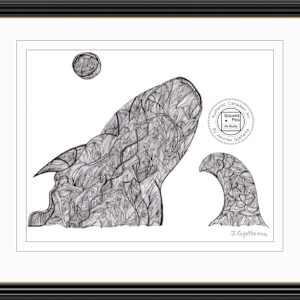 Requin En Lignes by Jennifer Gjaltema 