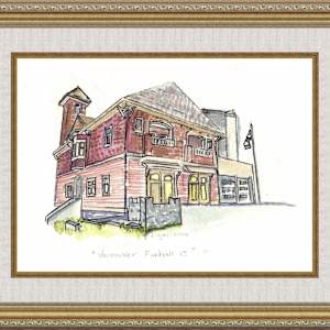 Vancouver Fire Hall #15 - Giclée Print by Jennifer Gjaltema 