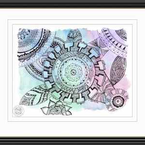 Wheel Of Peaceful by Jennifer Gjaltema 