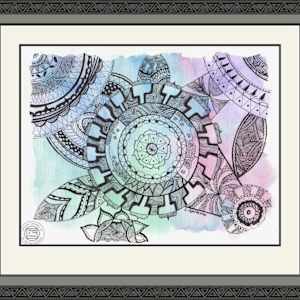 Wheel Of Peaceful by Jennifer Gjaltema 
