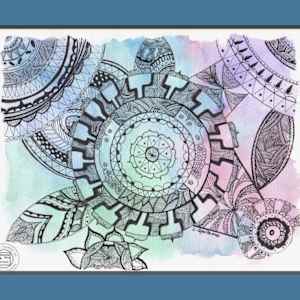 Wheel Of Peaceful by Jennifer Gjaltema 