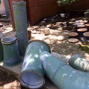 CANTEEN ALLEY: Water Reclaim Sculpture by Greg  Mueller, Image 1.
