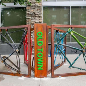 BIKE BOOK BIKE RACK by Greg  Mueller, Image 1.