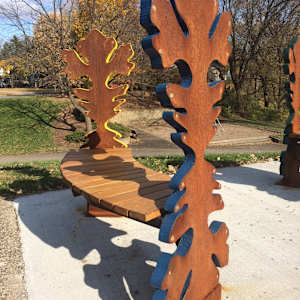 BUR OAK BENCHES by Greg  Mueller, Image 5.