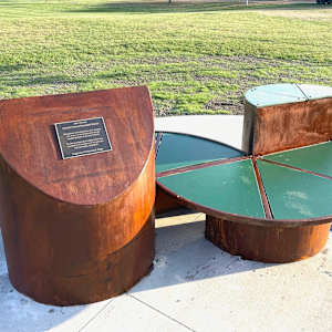 CASPERSON PARK BENCH by Greg  Mueller