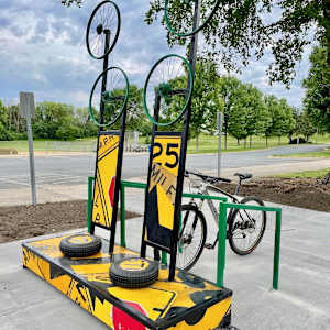 PASSENGER SIDE- BIKE RACK by Greg  Mueller, Image 2.