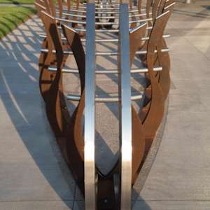 BROOKLYN PARK BIKE RACK by Greg  Mueller, Image 3.
