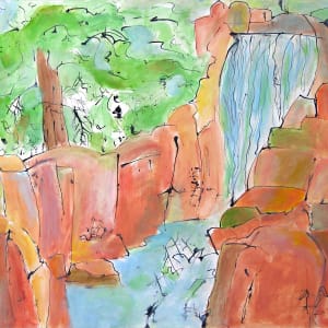 Waterfall by Marlene Sinicki