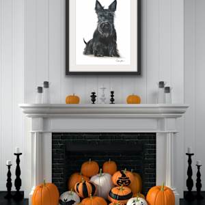 Black Scottie by Colleen Brown 