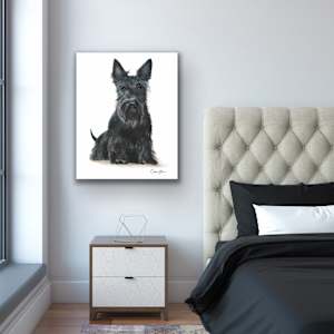 Black Scottie by Colleen Brown 
