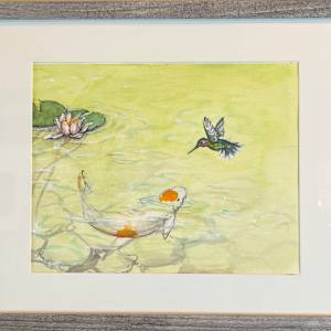 Monterey Koi & Hummer by Carole Moore